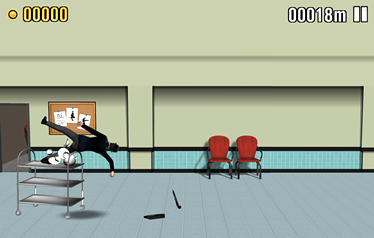 Screenshot 1: Superman vs trolley